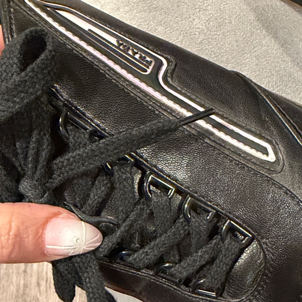 Prada Men's Black Leather Sneakers - Picture 10 of 14